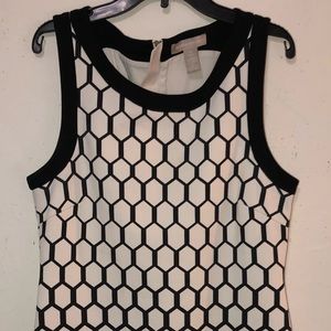 Banana Republic Women’s dress size 8 White/Black